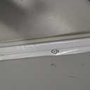 LazBlinds No Drill Zebra Blinds for Windows 35.5" W x 72" H, White