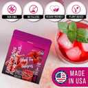 4 x PowderVitamin Electrolytes Powder Plus (20 Servings) Black Tea Hibiscus Electrolyte Powder Keto, Sugar Free, Pink Himalayan Salt,1000mg Potassium,120mg Calcium,120mg Magnesium, Hydration Powder