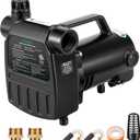 VIVOSUN 1HP Water Transfer Pump, 2700GPH Cast Iron Casing Water Transfer Utility Pump with ON/OFF Switch, Hose Adapters, Brass Connectors and Suction Strainer for Pools, Ponds, Aquariums, Black