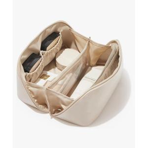 EACHY Travel Makeup Bag,Large Capacity Cosmetic Bags for Women,Waterproof Portable Pouch Open Flat Toiletry Bag Pattern Makeup Bag