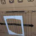 InnoTruth 27-36.6 in Wide Baby Gate for Stairs and Doorways, Black