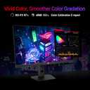 ASUS ROG Strix 27” 1440P HDR Gaming Monitor (XG27ACMES) – QHD (2560x1440), 255Hz, 0.3ms, Fast IPS, Extreme Low Motion Blur Sync, G-SYNC Compatible, DisplayWidget, Tripod Hole, Gaming AI