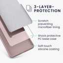 kwmobile Case Compatible with Google Pixel 7 Case - TPU Silicone Phone Cover with Soft Finish - Nude Lilac