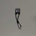 Magnetic Lightning + USB C to 3.5mm Headphone and Charger Adapter,Apple MFi Certified 2-in-2 USB C/Lightning to Aux Audio Jack with PD Fast Charging Cable Compatible with iPhone 16/15 /14/Samsung (Grey)