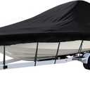 Mionovity Wake Tower Boat Cover 23-25ft, Fits Beam up to 102", Black