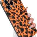 Phone Case for iPhone 13 Pro Max Case Gold Tortoiseshell Print TPU Slim Phone Cover for Women Girls Grily Brown Shockproof Phone Cover for iPhone 13 Pro Max, Tortoise Print