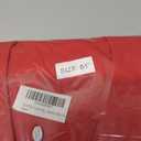 D DODOU Unisex Adult Matte Graduation Cap and Gown Set with Honor Cord Gold Stoles for College School Bachelor Graduates (Red, 51)