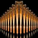 U-MOJOK 18 PCS Orange LED Fiber Optic Wands Glow Sticks, Light Up Wands, Fiber Optic Lights Rod, Flashing Wands with 3 Light Modes for Wedding,Halloween,Christmas, Neon Party Favors Supplies