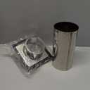 Gisafai 4" Dryer Vent Cover Outside with Stainless Steel Guard Wall Dryer Exhaust Cap and Removable Extended Pipe Vent Shroud Hood Cushioned Non Return Flap with Sealing Gasket Grille (Silver)