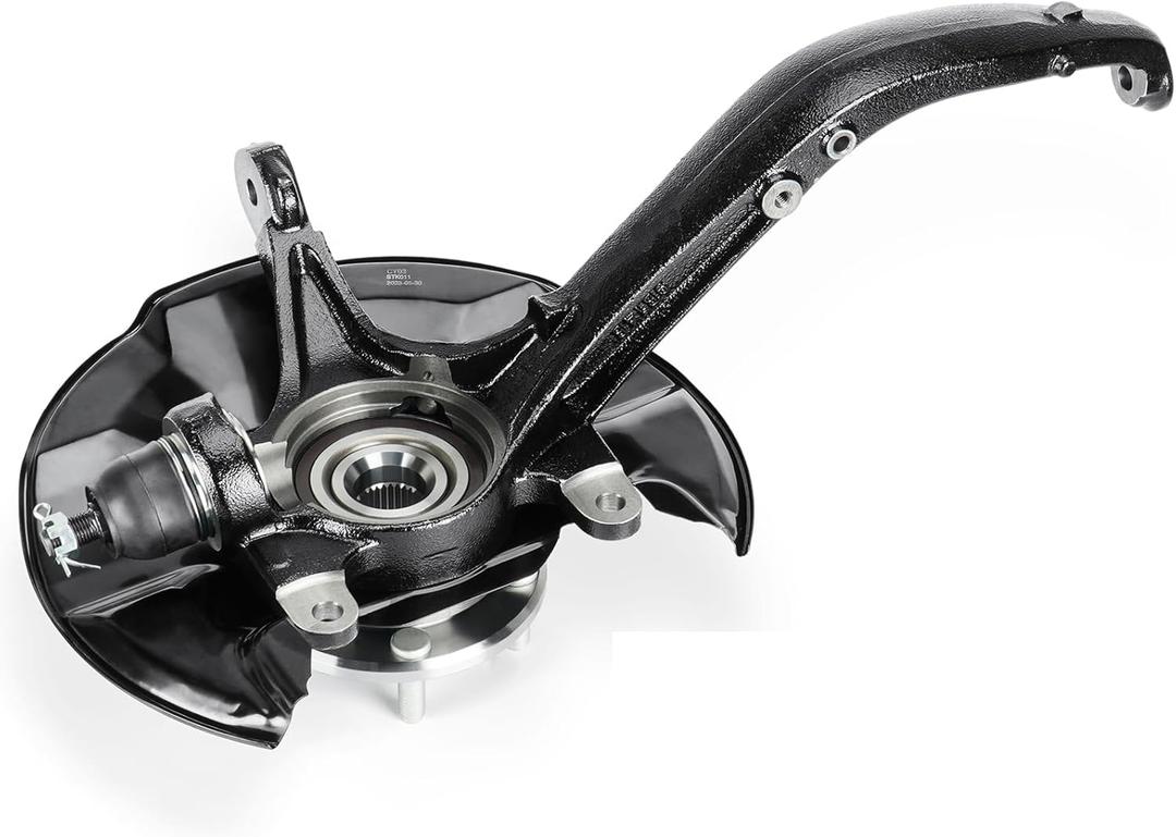 Front Steering Knuckle & Wheel Bearing Hub Assembly for Acura TSX 2009-2014, Honda Accord 2008-2012, 698-447 698447 LK051, Left Driver Side