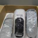 Under Desk Elliptical Machine, Electric Leg Exerciser for Seniors, Quiet & Portable Electric Seated Eclipse Exercise Training Machine with Remote, 12 Speeds & Mute Function, Manual & Auto Mode