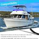 2pcs Boat Throttle and Shift Cables Compatible with Mercury MerCruiser Marine Force Outboard Engine 600A/4000 Series Controller(Gen 1/CC179xx, Gen2/CC189xx)