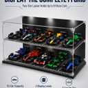 10-Car 2-Tier Acrylic Display Case for Lego Speed Champions F1 Cars