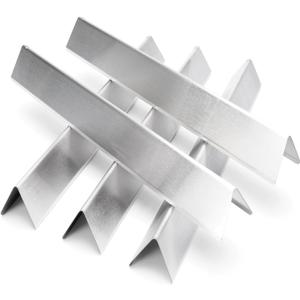 7620 7621 17.5 Inch Flavorizer Bars Replacement for Weber Genesis E-310 E-330 Genesis 300 Series Grills with Front Controls Knobs (2011-2016), Stainless Steel, 5-Pack