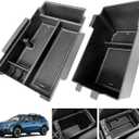 2025 2024 Crosstrek Center Console Organizer Tray Storage Box, Compatible with 2023 2024 2025 Crosstrek Hybrid 2024 Impreza Console Storage Box Tray Crosstrek Accessories 2024 2pcs (White)