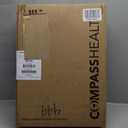 Carex Elongated Hinged Raised Toilet Seat, Adds 3.5 Inches of Height to Toilet, 300 Pound Weight Capacity, Toilet Seat Riser, Elevated Toilet Seat And Handicap Toilet Seat