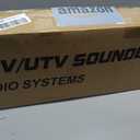 Ehaho 25 Inch UTV Sound Bar, ATV SoundBar Bluetooth with RGB Lighting, IP66 Waterproof Golf Cart Sound Bar, Amplified Powersports SXS SoundBar, UTV Speakers Compatible with Polaris RZR Can-Am