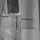 Casaottima 55 Inches Computer Desk with 8 Fabric Drawers, Modern Office Desk with Large Storage for Home Office, Study, White