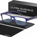 IBOANN Reading Glasses for Men Readers Mens Stylish Blue Light Blocking Computer Eyeglasses