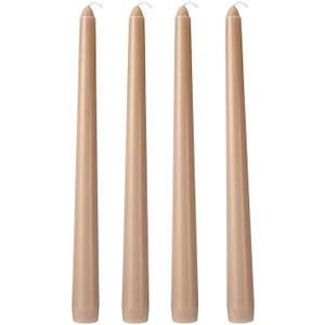 12 pcs 10-Inch Beige Tall Premium Taper Candles for Wedding Party Birthday Centerpieces Home Decorations Supplies