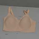 As Fairy Wireless Seamless Pumping Bra Hands Free Nursing Bra Wirefree Comfort Wearable Breast Pump Brass, Medium