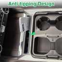 PIMCAR Truck Phone Holder for 2023 2024 2025 2026 Ford F250 F350 F450 F550 Pocket Insert Organizer with USB Hole, Premium Silicone Anti-Tipping Phone Stand, Super Duty OEM Accessories