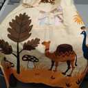 Teepee Tent for Kids, Play Tent with Padded Mat & Star Lights, Indoor Play Tent for Girls & Boys, Desert Camel