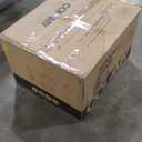 Swivel Rocking Recliner,Wide PU Leather Glider Sofa Chair with Ergonomic High Backrest for Bedroom,Living RoomChocolate Brown (Set of 1)