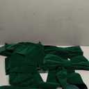 Civaner 16.4 ft Christmas Velvet Bow Garland Staircase Decorations with 6 Pcs 27.5 Inch Large Bow for Stair Railing Fireplace Fence Mantle Holiday Decor Xmas Indoor Outdoor (Green)