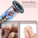 Electric Foot Callus Remover,Foot Scrubber & Callus Remover for Feet Foot Spa Pedicure Tool with 60 Grinding Discs Professional Electric Foot File Ideal (Light Pink)