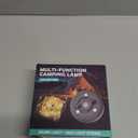 Camping String Lights,Camping Essentials Gear 32.8FT Lamp Lights Waterproof, 4 in 1 Outdoor String Lights with 8 Modes for Awn Tent Yard Garden Hiking Travel Decoration and Holiday Christmas Gift