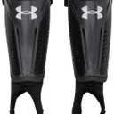 Under Armour Youth Soccer Shin Guards Challenge Shin (Large, Black/Castle Rock)