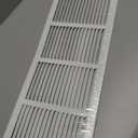 32" x 10" (Wall Opening Size) White Sidewall/Ceiling Return Air Grille (672 Series)