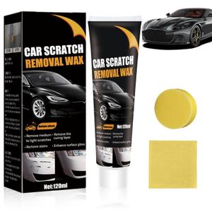 Scratch Remover for Vehicles, Upgrade Car Scratch Remover for Deep Scratches, Car Polishing Wax Scratch Remover for Vehicles,Car Scratch Repair Paste, Cars Paint Scratchs Repair Kit with Wipe Sponge