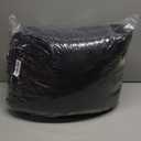 FinRec 5x8 Feet Black Rugs for Living Room Bedroom, Fluffy Shaggy Area Rug, Non-Slip Soft Shag Rug for Nursery Kids Room Dorm Room Home Decor, Indoor Plush Floor Carpet