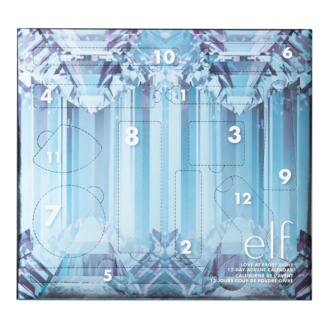 e.l.f. Love at Frost Sight 12-Day Advent Calendar 2025, Skincare Essentials & Festive Makeup In Limited-Edition Shades, Vegan & Cruelty-Free