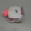 Muslish 21 Pack Travel Bottles for Toiletries, Leak-Proof TSA Compliant Silicone Travel Size Containers for Shampoo and Conditioner, BPA Free with Toiletry Bag (Pink)