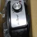 Nutrichef Electric Crepe Maker & Griddle Cooktop - Nonstick 12 Inch Aluminum Hot Plate with LED Indicator Lights & Adjustable Temperature Control - Wooden Spatula & Batter Spreader Included