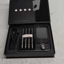 Wireless Meat Thermometer with 4 Probes, INKBIRD WiFi Meat Thermometer Digital Wireless for Rotisserie Grill Oven,Unlimited Range Dishwasher Waterproof Bluetooth Thermometer for iOS & Android (Black)