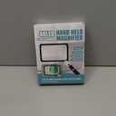 5X Magnifying Glass with Light, Lightweight Full Page Magnifier for Reading, Large Lighted Magnifier with 48 LED Light and Anti-Glare Lens, Ideal Gift for Seniors, Macular Degeneration, Low Visions