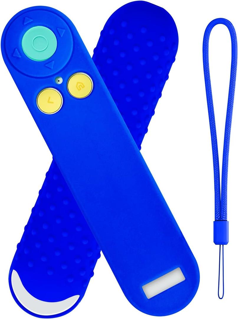 for Nex Playground Remote Case, Anti-Slip Shockproof Resistant Protective Cover Compatible with Nex Playground Remote, Nex Remote Case with Lanyard (Blue)