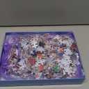 3D Visual Art Puzzles for Adults 1000 Pieces, Campfire Cabin Wilderness Nature Unique Hard 1000 Pieces Jigsaw Puzzles for Adults, 1000 Pieces Round Puzzle for Adults