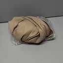 AmazerBath Taupe Shower Curtain Waffle Textured, Fabric Shower Curtain Tan Thick Heavy Duty 240GSM Hotel Quality Bathroom Shower Curtains, 72 x 72 Inches