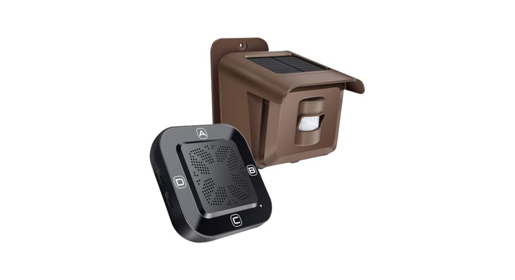 WOINNMM Solar Wireless Driveway Alarm