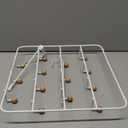 Umbra Estique Over The Door Coat Rack & Multi-Use Organizer, for Coats, Bags, Hats & More, White/Natural