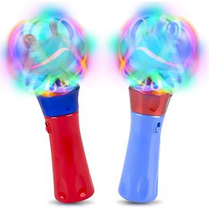 ArtCreativity Light Up Spinning Wands for Kids  LED Spinning Light Up Toy with Flashing Lights  Fun Light Spinner Toy for Parties, Birthdays, Classroom Prizes, and Gifts  Set of 2