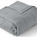 Topblan Weighted Blanket for Adults 12lbs, Soft Cooling Breathable Weighted Throw for Sleeping, Washable Heavy Blanket with Glass Beads for Winter, Sofa Bed, 48"x72" Twin Size, Grey