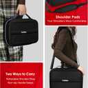 ivoler Carrying Storage All in One Case for Nintendo Switch 2 (2025),Portable Travel All Protective Hard Messenger Bag Soft Lining 20 Games for Switch 2 Console Pro Controller Accessories Black
