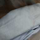 Turkish Beach Towels Set of 6, Large 36" x 71" Towel Set Aqua & White