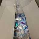 Iridescent Christmas Reindeer and Santa Sleigh Set, Lighted Christmas Yard Decoration, Perfect for Indoor or Outdoor Lawn Ornaments - 4ft w/ 140 Lights (Iridescent Santa Sleigh)